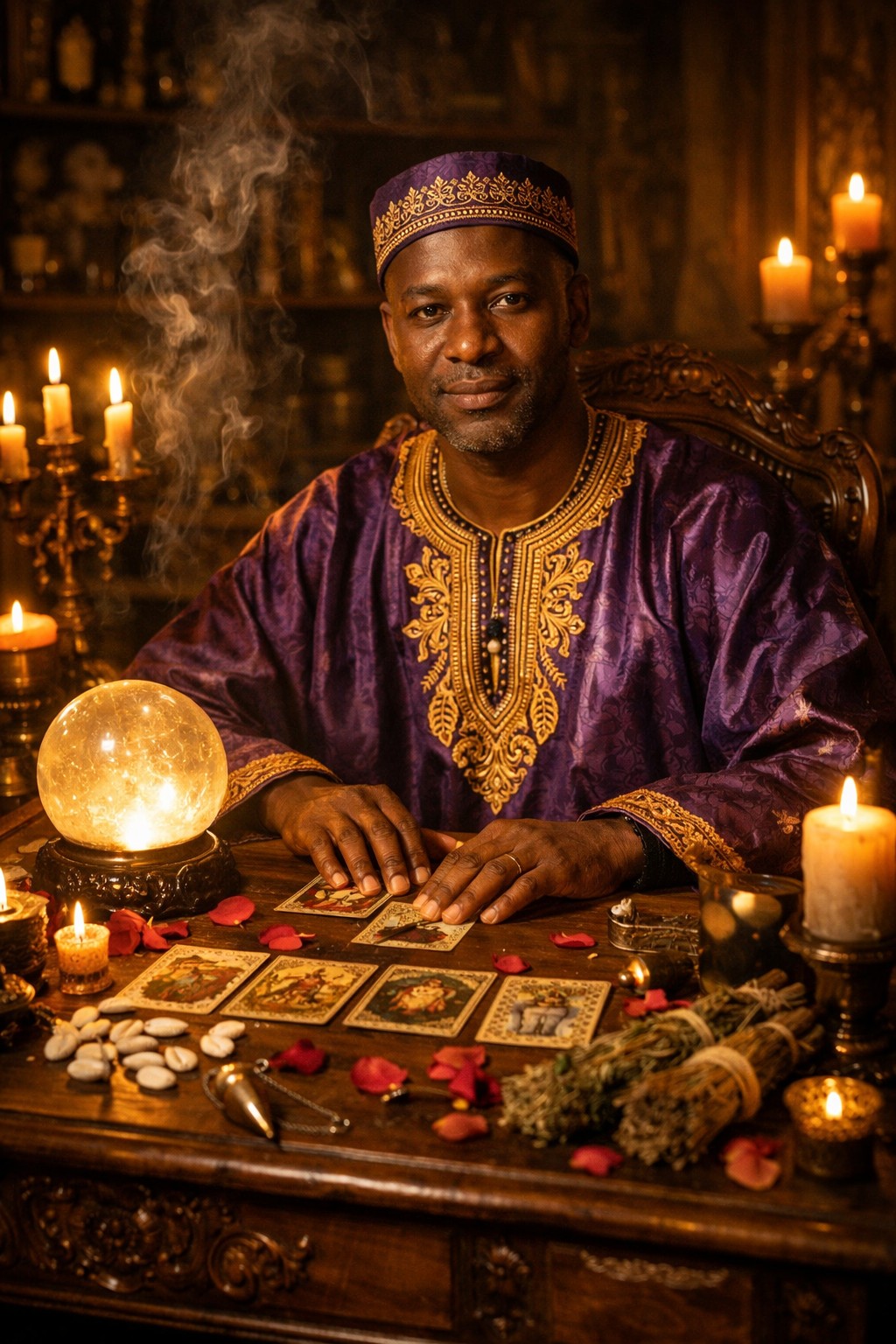 Fabien Thery en consultation — Marabout Africain